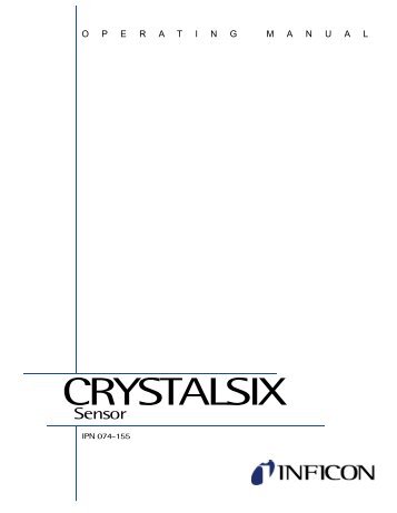 CRYSTALSIX - Schoonover, Inc.