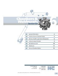 Chambers and Custom Weldments - Schoonover, Inc.