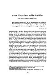 Arthur Schopenhauer und die Geschichte