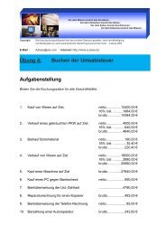 ÃƒÂœbung 4: Buchen der Umsatzsteuer Aufgabenstellung