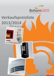 Hauptkatalog Preisliste