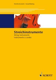 Dieser Katalog zum Download / This catalogue for ... - Schott Music
