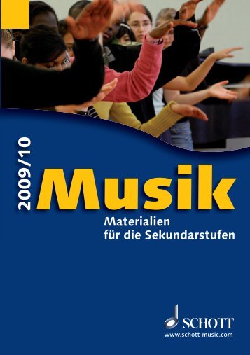 Materialien fÃ¼r die Sekundarstufen - Schott Music