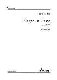 Singen ist klasse - Schott Music