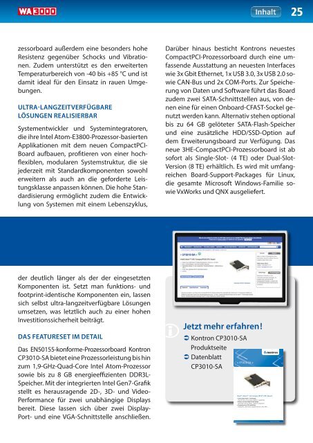 WA3000 Industrial Automation Juni 2014