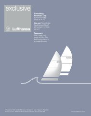 Lufthansa Exclusive - Matthias Schranner