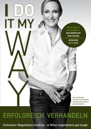 I do it my way - Matthias Schranner