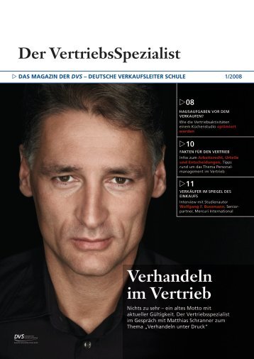 Der VertriebsSpezialist - Verhandeln im Vertrieb - Matthias Schranner