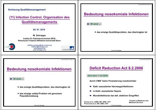 Bedeutung nosokomiale Infektionen Bedeutung nosokomiale ...