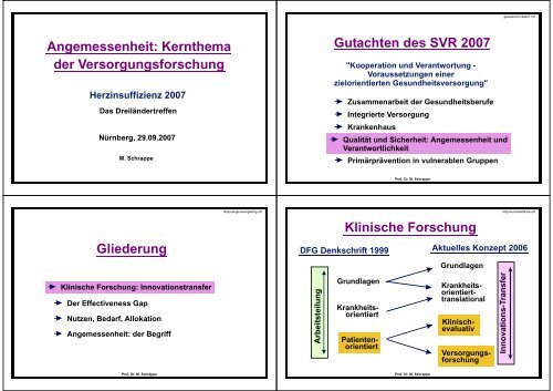 Vortrag auf dem DreilÃ¤ndertreffen "Herzinsuffizienz 2007"