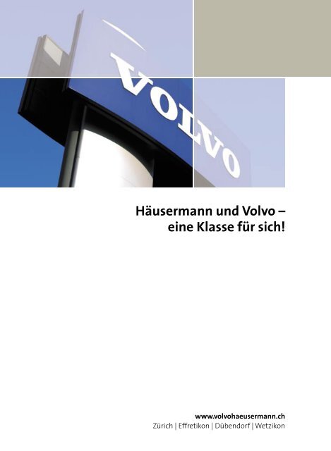 HÃƒÂ¤usermann und Volvo - Schreibwerkstatt GmbH