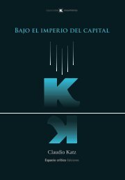 Bajo el Imperio del Capital - Katz, Claudio