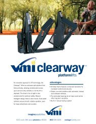 View PDF for Ricon ClearwayÃ¢Â„Â¢ Wheelchair Lift - Vantage Mobility ...