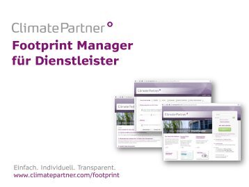 Info zum Footprint Manager Dienstleistungssektor.pdf - ClimatePartner