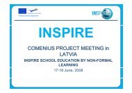INSPIRE WP2 results Latvia.pdf - The INSPIRE project