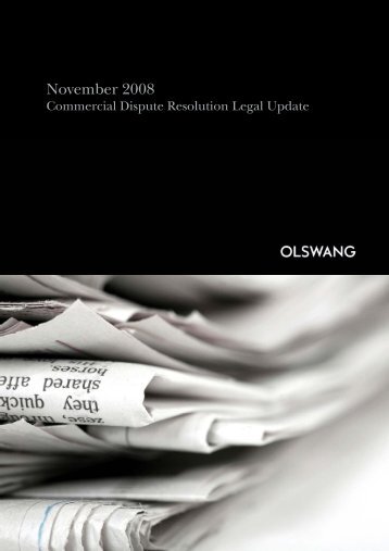 November 2008 - Olswang
