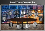 Virtual Round Table - Corporate Tax - Olswang