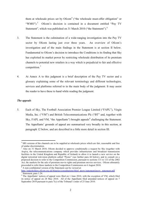 PDF 219KB - Competition Appeal Tribunal