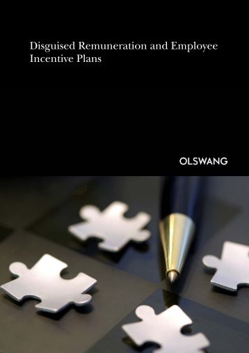Disguised Remuneration and Employee Incentive Plans - Olswang