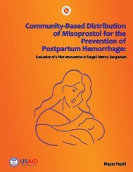 Community-Based Distribution of Misoprostol for the Prevention of ...