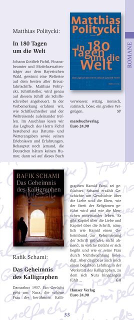 Buchkatalog 2009 - Buchhandlung Schubart