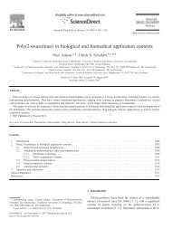 Poly(2-oxazolines) in biological and biomedical application contexts