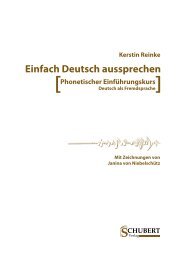 Einfach Deutsch aussprechen - SCHUBERT-Verlag