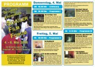 SFF Flyer 2006 - Freiburger SchÃƒÂ¼lerFilmForum