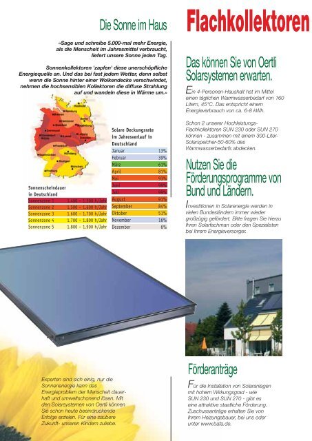 Endkundenprospekt SUN 230 / 270 Hochleistungs ... - Oertli