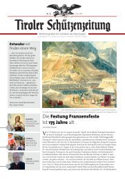 Die Festung Franzensfeste ist 175 Jahre alt - Südtiroler Schützenbund