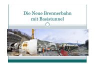 Die Neue Brennerbahn mit Basistunnel