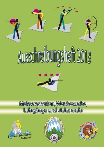 Ausschreibungsheft BSSB 2013 - beim Gau Nord-Ost