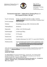 SchÃƒÂ¼tzenkreis Nienburg/Weser eV KK-Liegend 60 Schuss 1.80 SpO