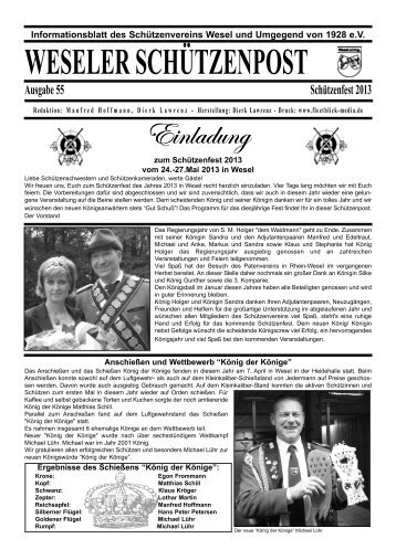 Ausgabe 55 - SchÃƒÂ¼tzenverein Wesel