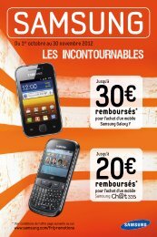 Du 1er octobre au 30 novembre 2012 inclus - Cdiscount.com