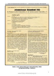 Johannisburger Heimatbrief 1962 - Familienforschung S c z u k a