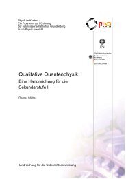 Qualitative Quantenphysik - Technische UniversitÃƒÂ¤t Braunschweig