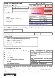 Antrag auf GewÃƒÂ¤hrung eines Nachteilsausgleichs - Staatliches ...