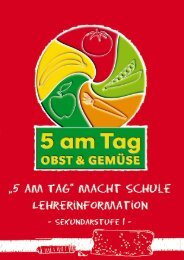 Sekundarstufe 1 - 5 am Tag - Schulfrucht