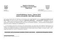 Programm Januar - Februar 2014 - Staatliches Schulamt Regensburg