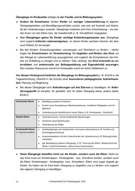 Bayerischer Bildungs Und Erziehungsplan Pdf Übergänge im Kindesalte