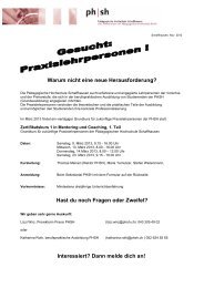 Gesucht Praxislehrpersonen - Schulblatt Schaffhausen