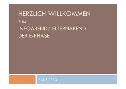 2013 Infoabend E2 LK-Wahl.pdf - Schule am Ried