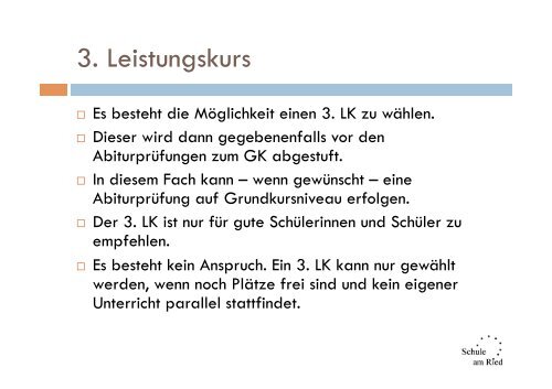 2013 Infoabend E2 LK-Wahl.pdf - Schule am Ried