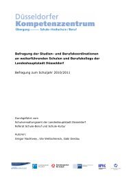 Befragung der Studien- und Berufskoordinationen an ...