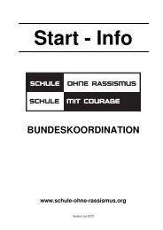 Start-Info 2013-07 - Schule ohne Rassismus