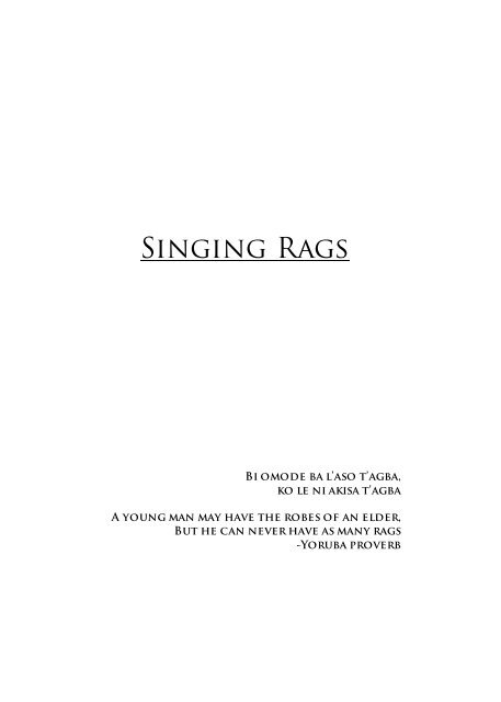 Singing Rags