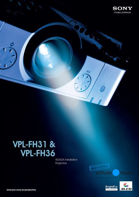 VPL-FH31 & VPL-FH36 - AG fÃƒÂ¼r Schule & Raum