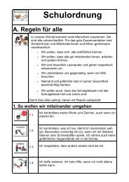 Schulordnung - Schule Tegelweg