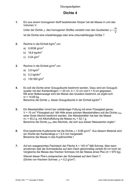 Dichte 4 - Schule.at